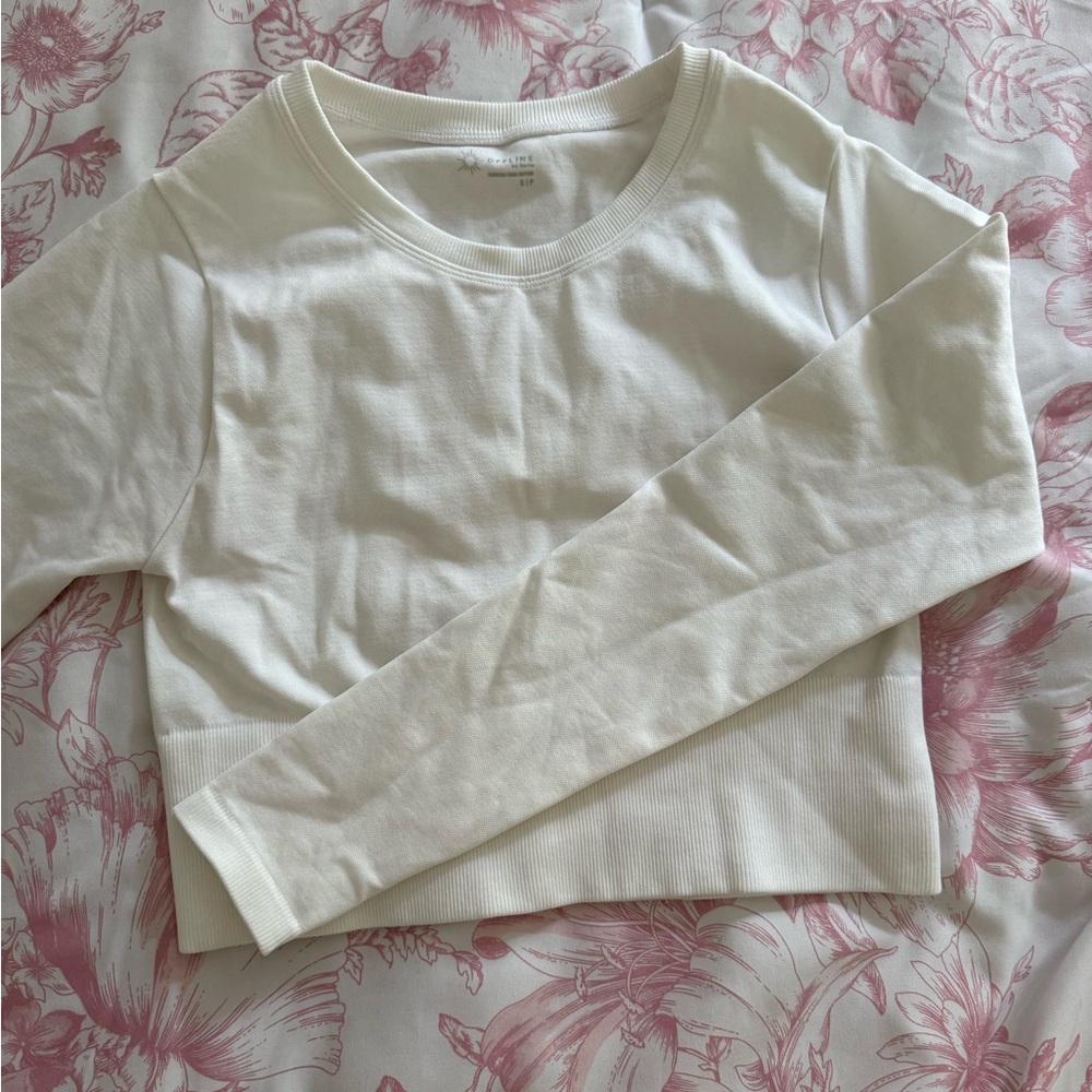 Aerie OFFLINE Cream Seamless Top
